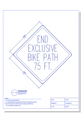 End Bike Path