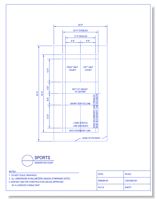 Badminton Court