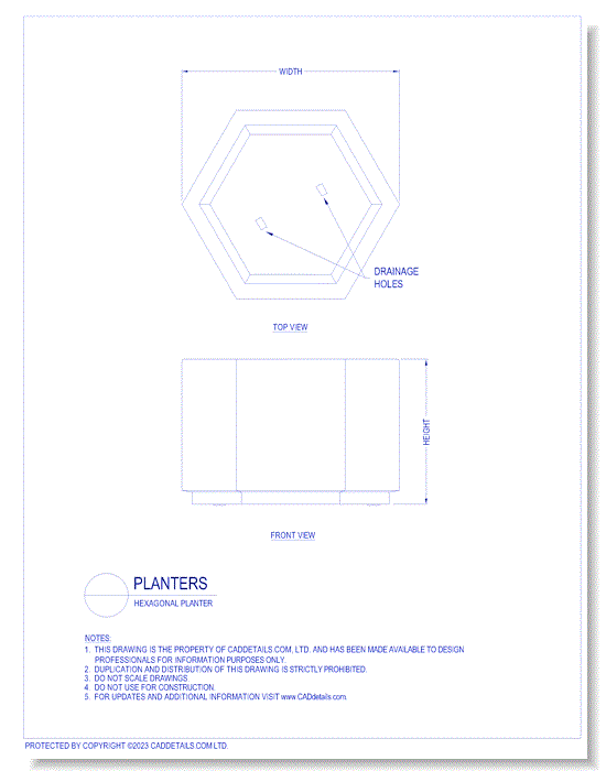 Planters: Hexagonal Planter