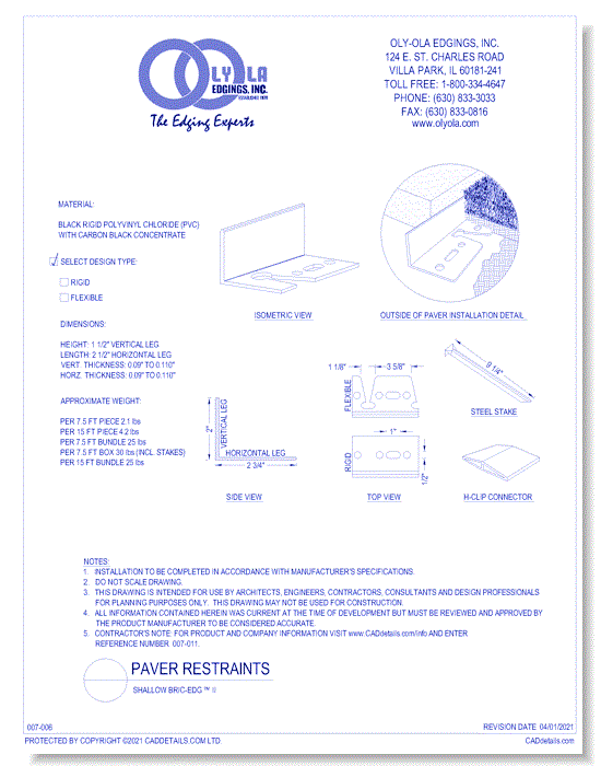 Super-Edg™ - 6" Deep Low Profile Design