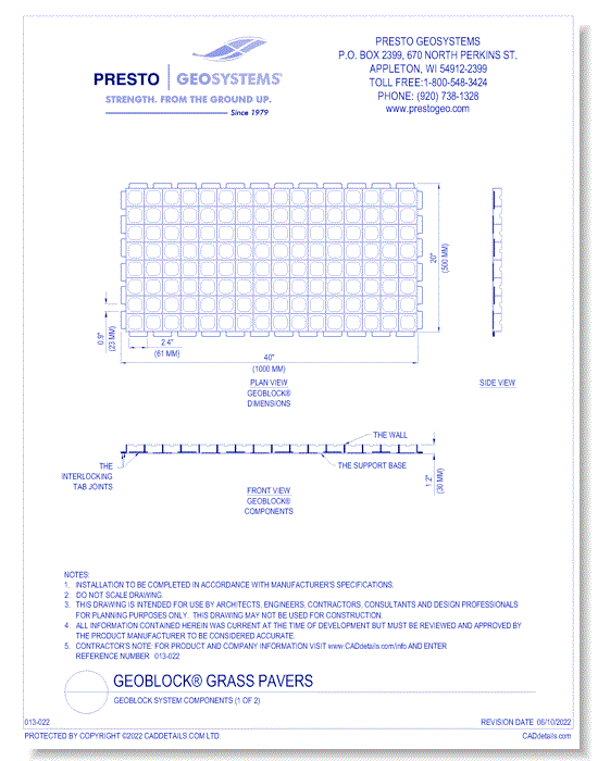 Geoblock System Components (1 of 2)