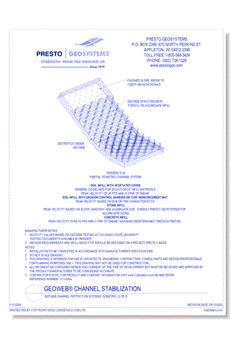Geoweb Channel Protection Systems Isometric (2 of 2)