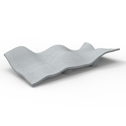CAD Drawings BIM Models Landscape Forms Inc. Lungo Mare Bench