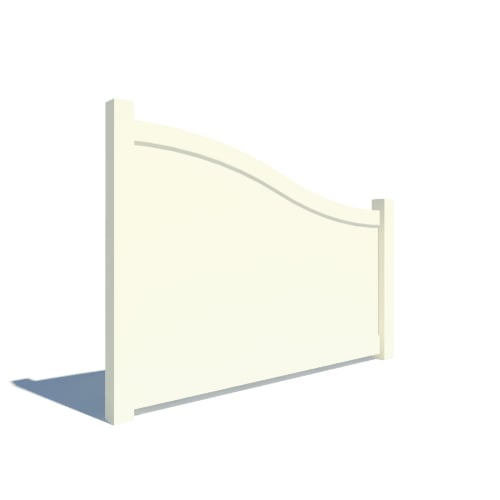 Bufftech: Chesterfield S-Curve Vinyl Fencing (6 Ft. Height)