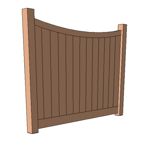 Bufftech: Chesterfield Smooth Gates With Concave Convex Accent