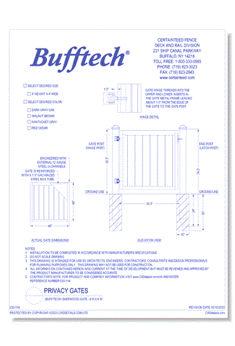 Bufftech: Sherwood Gates (48 x 48)