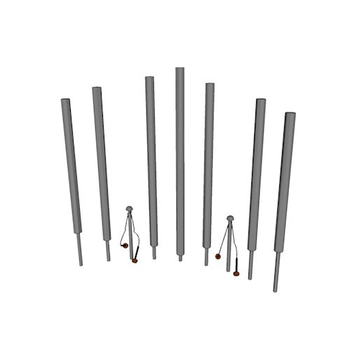 3249 - Harmonic Chimes - Set of 7