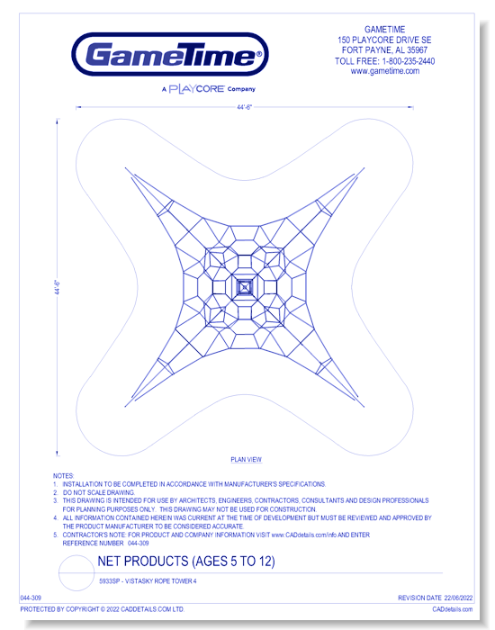 5933SP - VistaSky Rope Tower 4