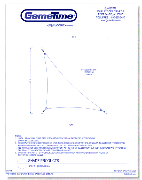 QRM449 - Isosceles Sail