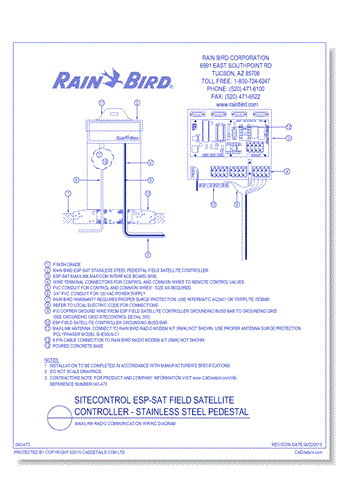 ESP-SAT Stainless Steel Pedestal - Link Radio Communication