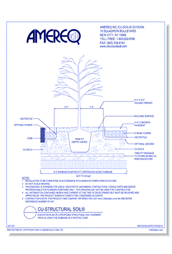Tree Planting Detail using CU-Structural Soil®