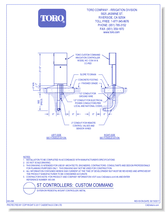 Custom Command, Exterior Pedestal-Mount, Metal