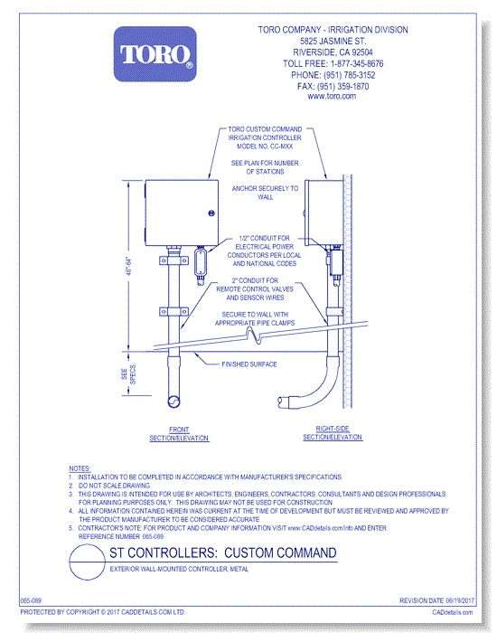 Custom Command, Exterior Wall-Mount, Metal