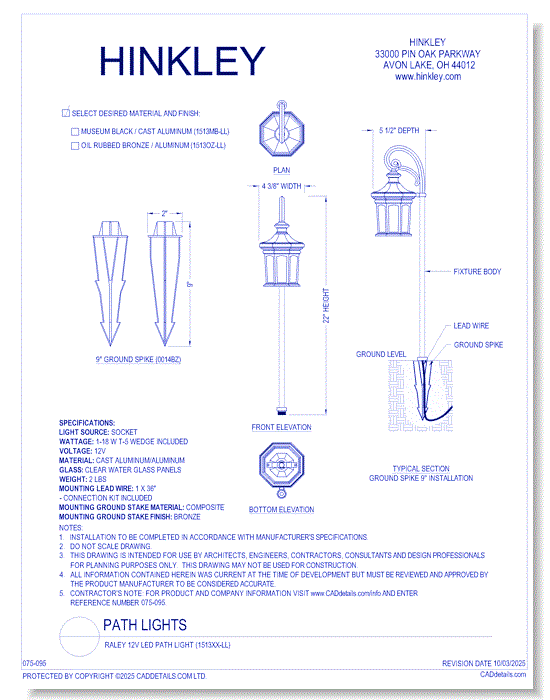 Raley Path Light