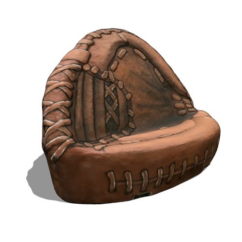 Baseball Glove Bench