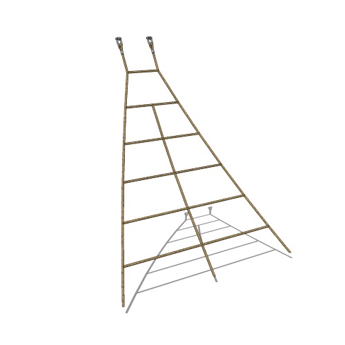 Double Angled Net Climber - 6'