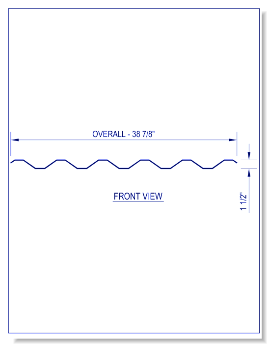 7.2 Panel (Therma Wall) - 22 Gauge