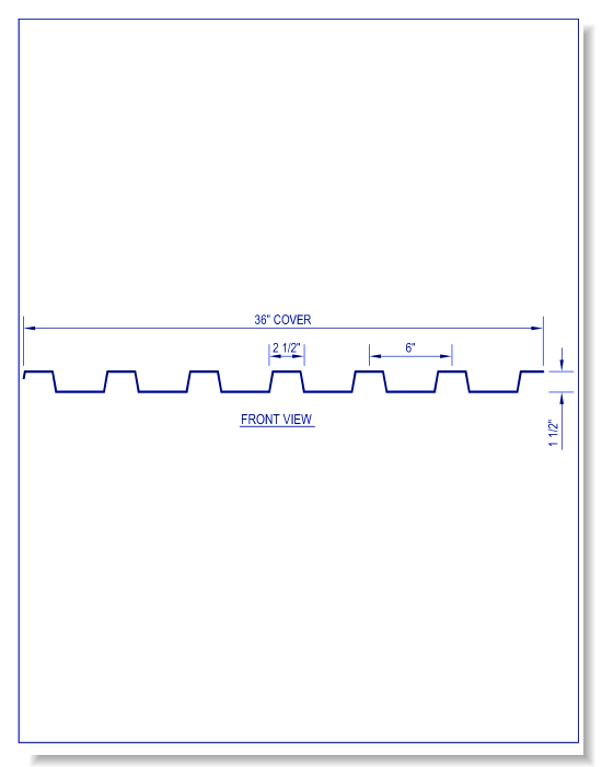 Type BI Inverted Form Deck - 18 Gauge