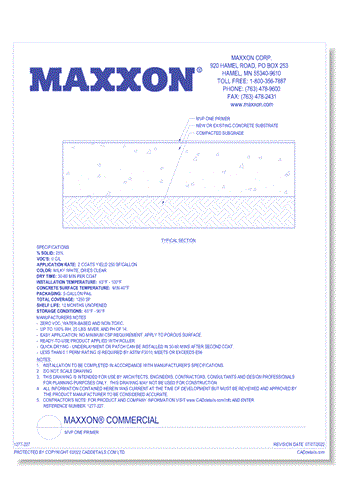 Maxxon Commercial MVP One Primer