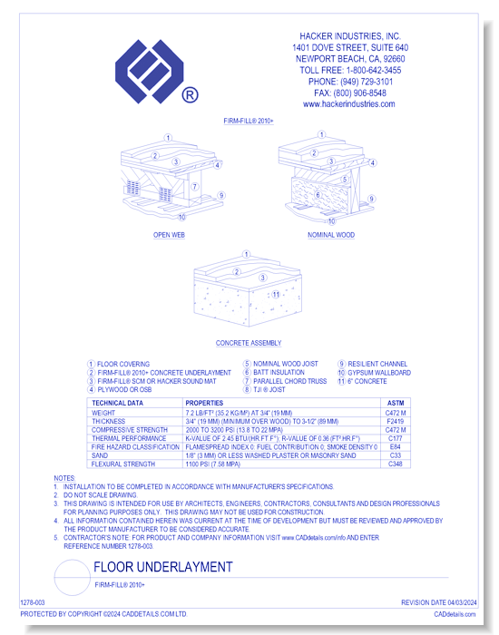 FIRM-FILL® 2010+