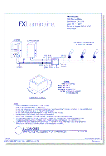 Low Voltage Incandescent + 12V Transformer