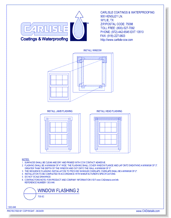 705-5C -  Window Flashing 2