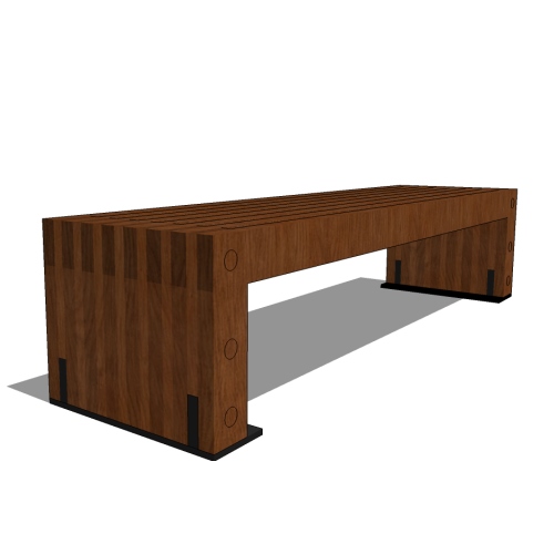 CAD Drawings BIM Models Forms+Surfaces Hudson Benches