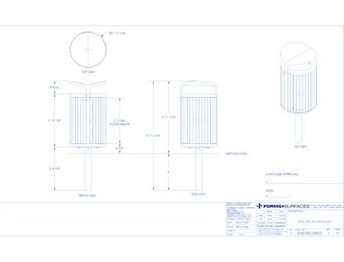 Tonyo Litter & Recycling Receptacle