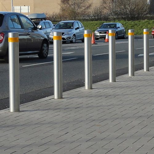 CAD Drawings Tymetal Corporation Crash Rated Barriers - Shallow Mount Bollards