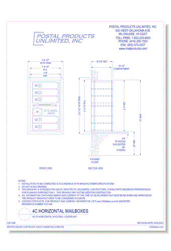 High Security 4C-T5 Horizontal (N1027862) - 5 Door Unit