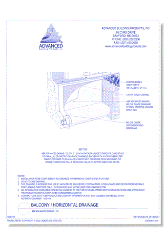 ABP Advanced Drain® .125