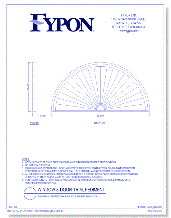 K4TF: Keystone Trim Profile 4-1/4x4-1/2x2-1/4 Smooth