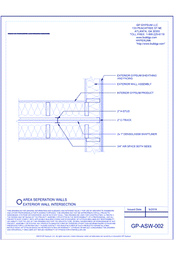 GP-ASW-002 - Exterior Wall Intersection