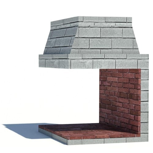 Isokern All Fuel Fireplace Magnum Series Peninsula 42" CADdetails