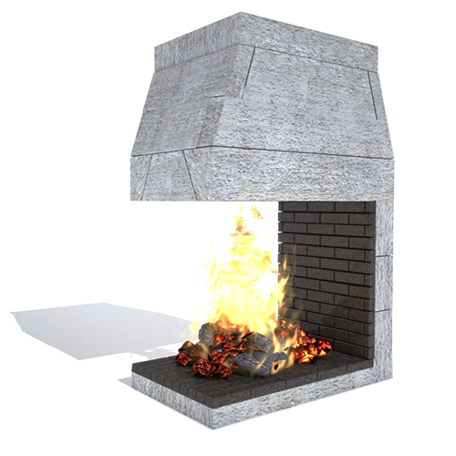 Isokern All Fuel Fireplace: Standard Series - Peninsula 36"