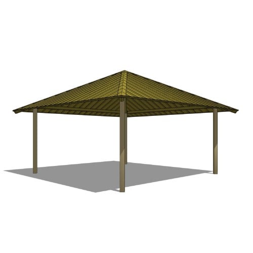 20' x 20' Square Shelter