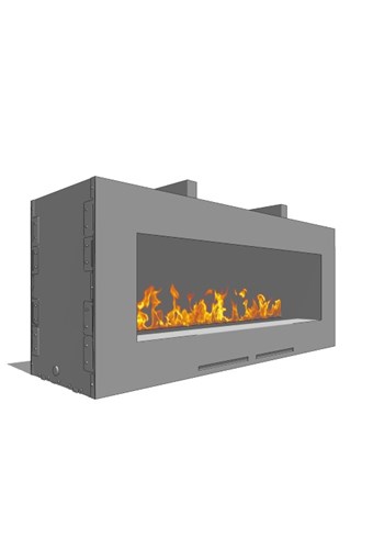 Bim Models Of Fireplaces Caddetails Bim Models Of Fireplaces Caddetails, Double Sided Fireplace Revit
