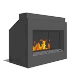 View Fire Ribbon Direct Vent 3' Fireplace (Model 88)