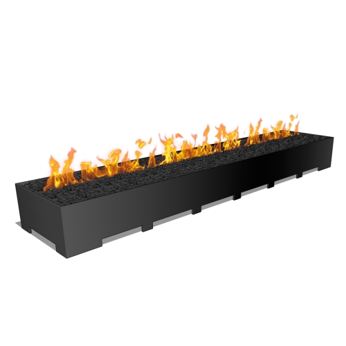 CAD Drawings BIM Models Spark Modern Fires Linear Burner System Indoor Fireplaces