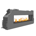 View Fire Ribbon Direct Vent 5' Vu Thru Fireplace (Model 512)