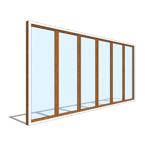 NanaWall® WD65: Wood Framed Folding / Paired Panel System