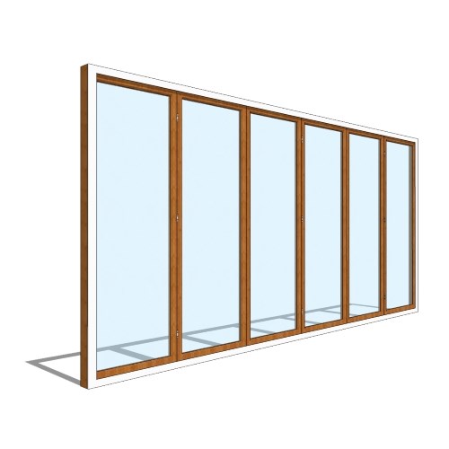 NanaWall® WD65: Wood Framed Folding / Paired Panel System