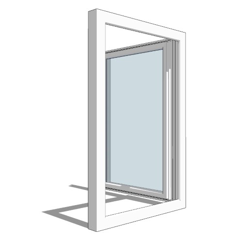 NanaWall® WA68: Aluminum Clad Wood Framed Dual Action Tilt Turn Window