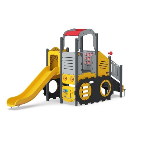 Digger with Slide & Stairs
