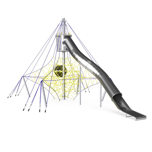 CAD Drawings BIM Models KOMPAN, Inc. Large Octa Net, Crows Nest, Steel Tunnel