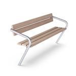 View Agora Bench with Backrest