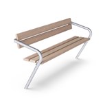 View Agora Bench with Backrest