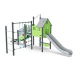 View Play Tower with Curly Climber & Net