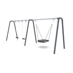 View Swing, 3 seat, 8 ft H, 1 Shell Seat