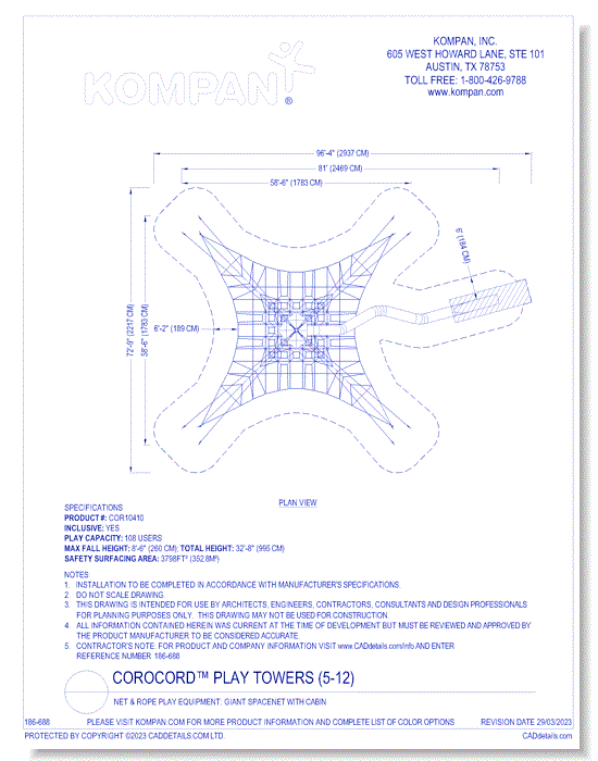 Giant Spacenet with Cabin